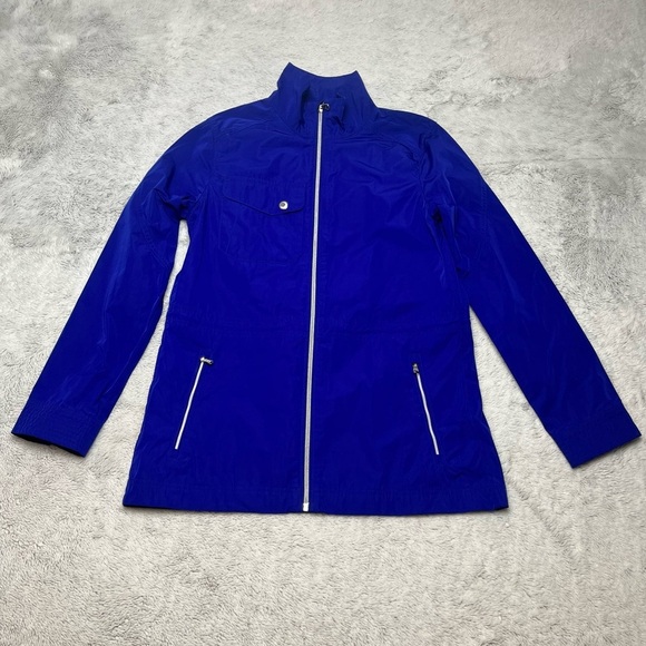 Polo Golf Ralph Lauren Women’s Jacket Royal Blue Stand Up Collar‎ Sz S - Picture 1 of 7